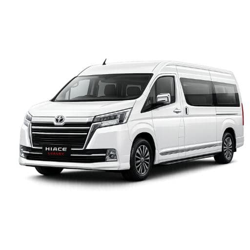 Hiace Luxury untuk rental mobil Dumai