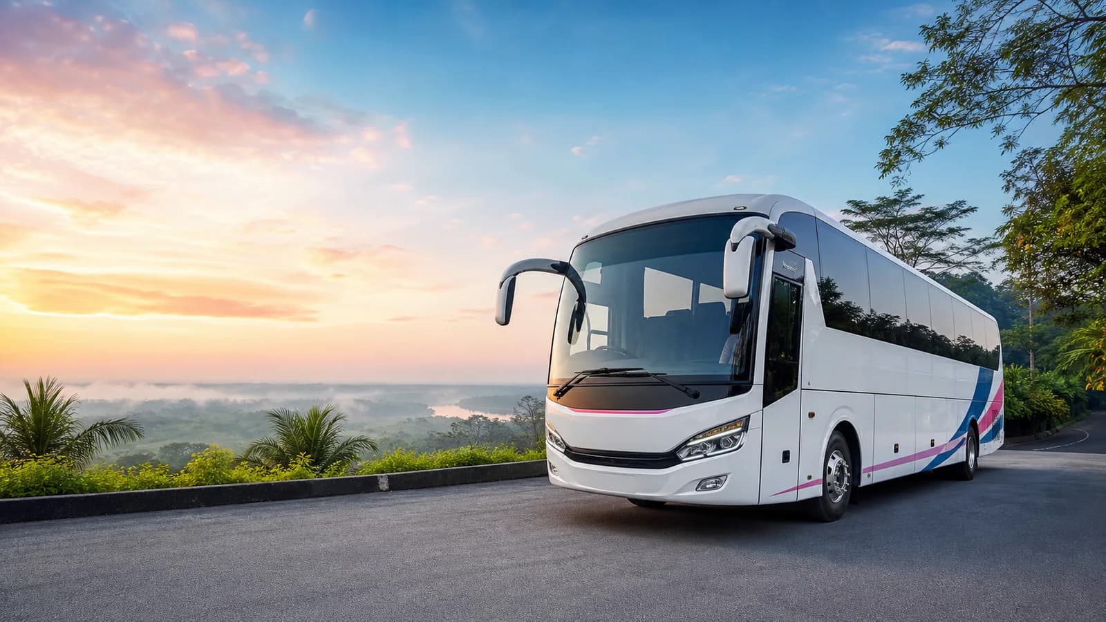 Bus Pariwisata Dumai dari Transholindo